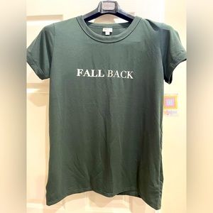 Lularoe Liv style tshirt (fall back) NWT LARGE